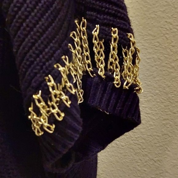 JLo Black SS Sweater Top - Picture 3 of 5